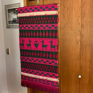 Vintage Pink and Green tapestry! 🩷💚